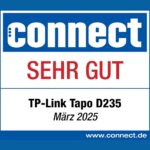 Tapo D235 – Testurteil sehr gut der Fachzeitschrift connect