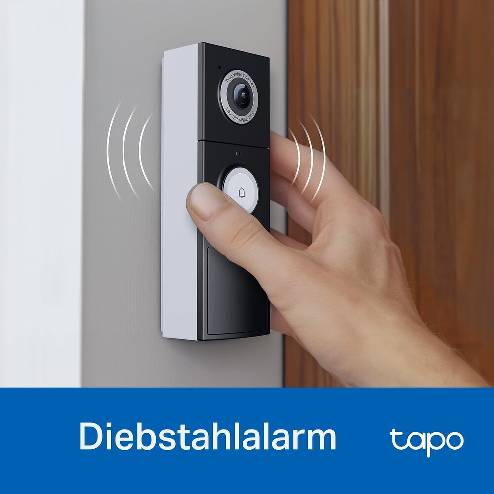Tapo D235 mit Diebstahlalarm beim Abnehmen von der Wandhalterung