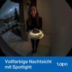 Tapo D235 – vollfarbige Nachtsicht mit Spotlight