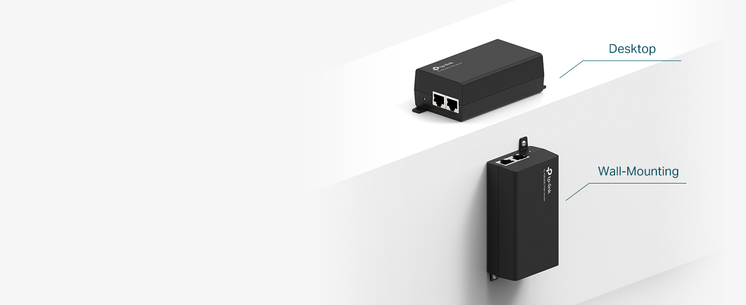 TP-Link TL-POE160S PoE+ Injektor, 2 Gigabit-Ports, 30 W, 802.3af/at – Detail 9