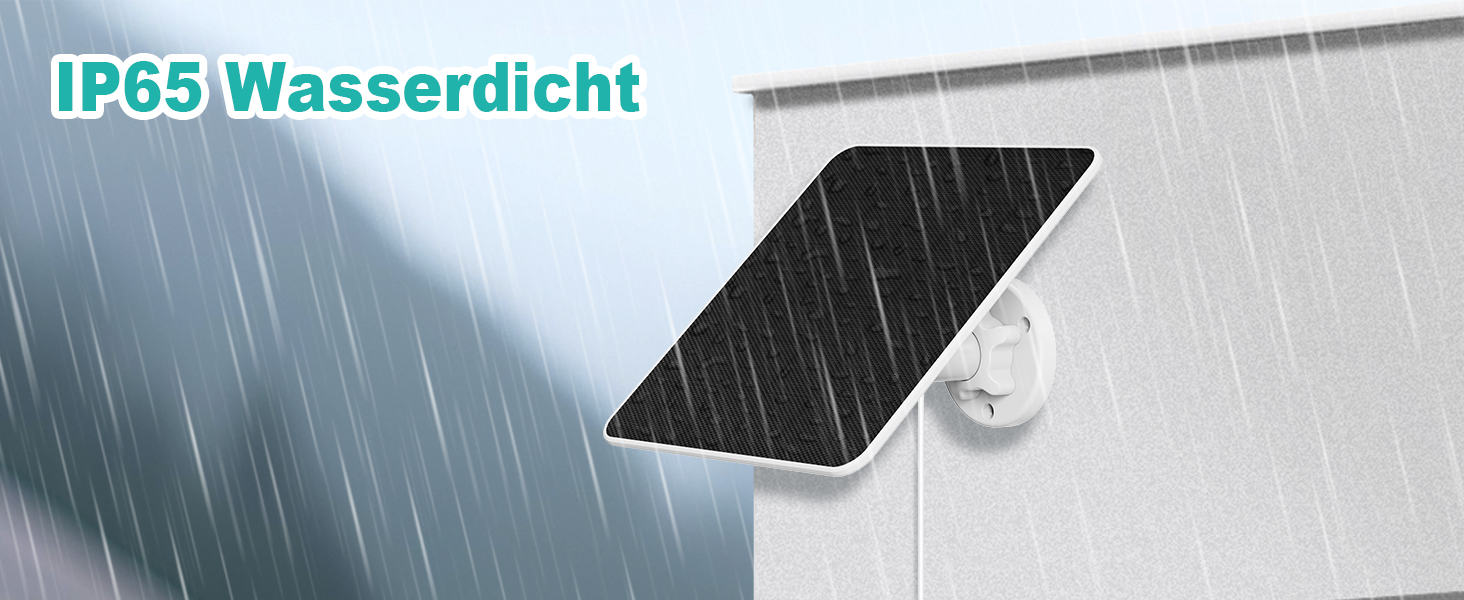 EverExceed 6-W-Solarpanel mit USB-C für Akku-Überwachungskameras – Detail 4
