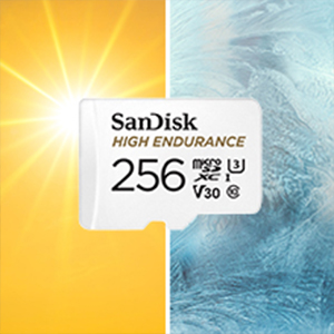 SanDisk High Endurance microSD-Karte 64 GB für Videoüberwachung und Dashcam – Detail 6