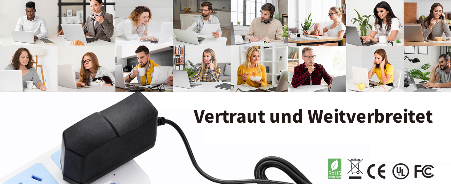 TONTON Netzteil 12 V 2 A für Überwachungskameras, inkl. 1-auf-4-Splitter – Detail 9