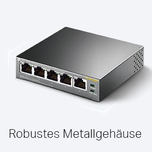 TP-Link TL-SF1005P PoE Switch mit fünf Ports – Detail 6
