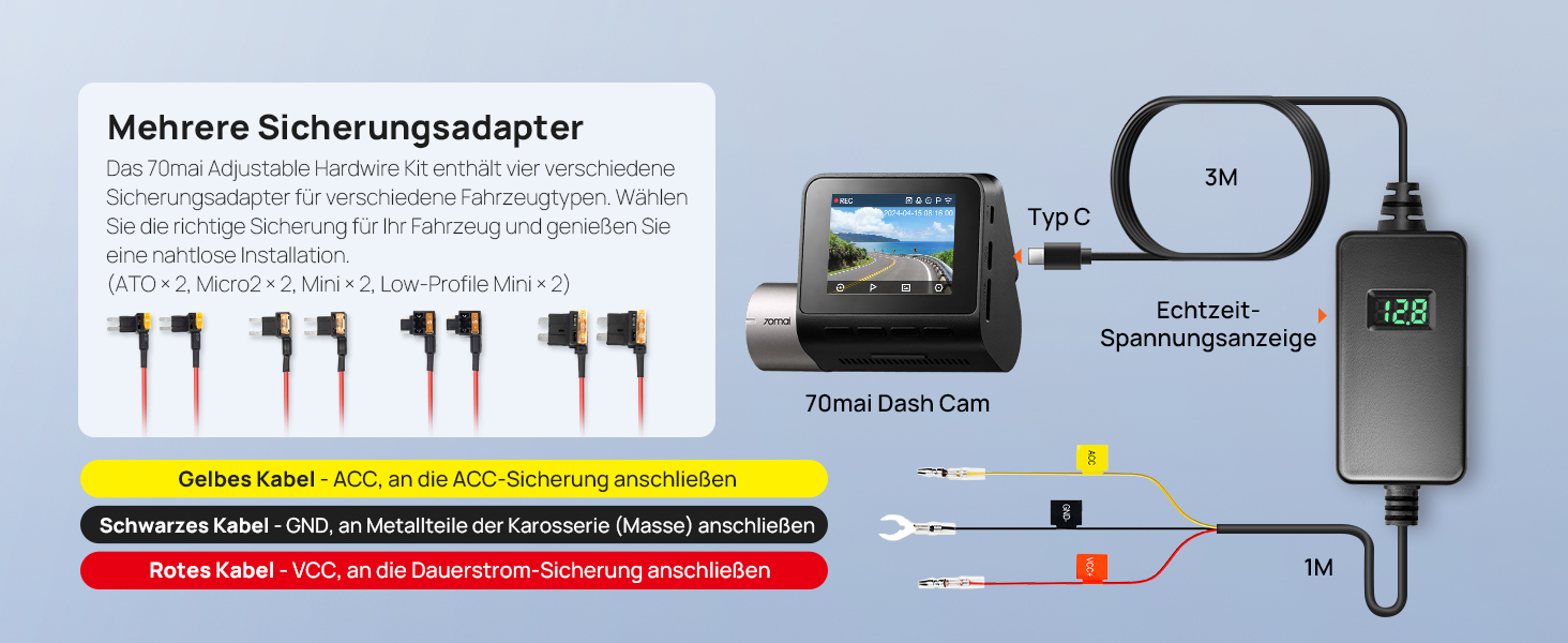 70mai Hardwire Kit UP06 für Dashcam Festverdrahtung – Detail 6