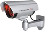 BASI Kamera-Attrappe mit LED, silber