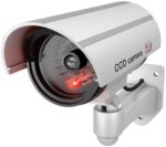 BASI Kamera-Attrappe mit LED, silber