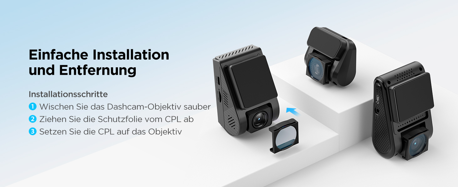 VIOFO CPL Zirkular-Polarisationsfilter für Dashcam A129/A119 – Detail 6