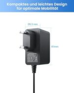 ZOSI 12V 2A Netzteil 24W schwarz
