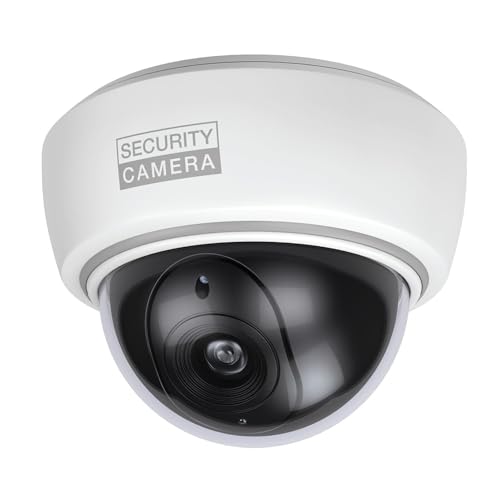 BASI Kamera-Attrappe mit blinkender LED, Silber, für Innen und Aussen – Detail 6