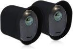 kwmobile Silikonhülle Arlo Ultra Pro 3 Pro 4 schwarz