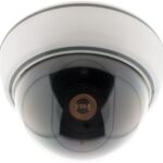 Otio Kamera-Attrappe Dome mit LED, schwarz