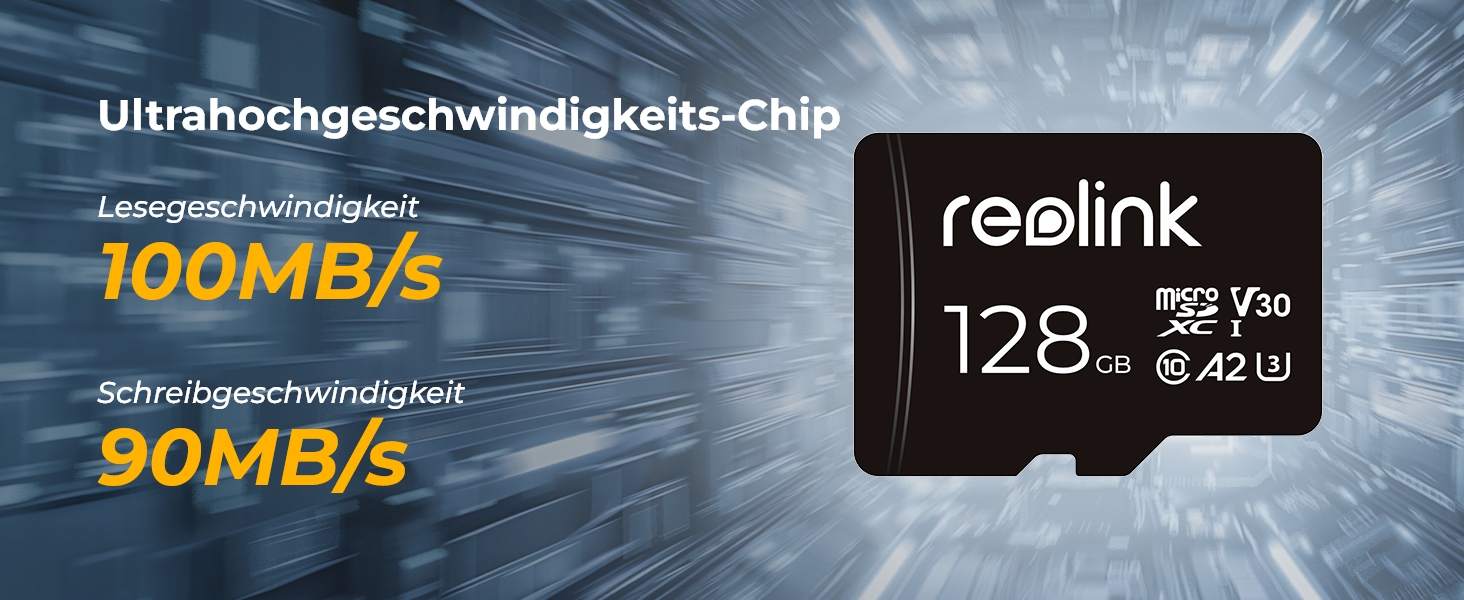 Reolink microSDXC Speicherkarte 128 GB für Überwachungskameras – Detail 2