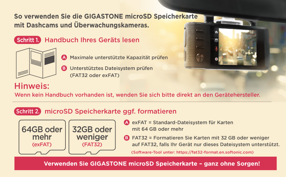 Gigastone High Endurance Pro microSDXC 256 GB mit SD-Adapter – Detail 6