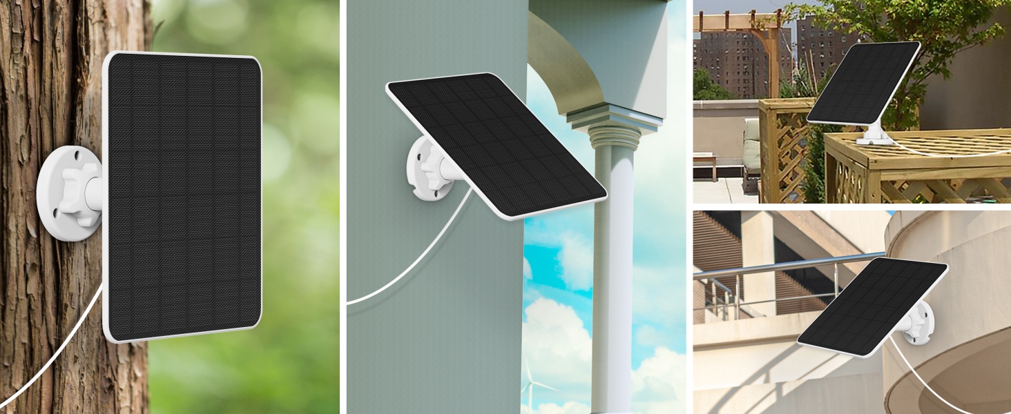 YCTechLife L33-2 Solarpanel 6 W 2er-Set für Akku-Überwachungskameras – Detail 4
