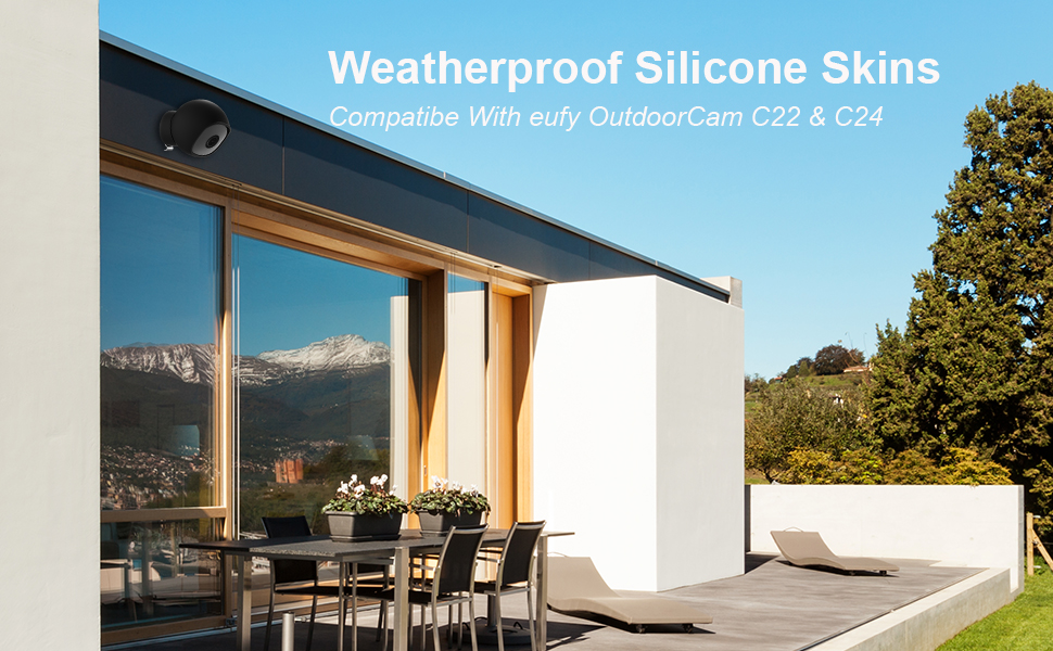 UIQELYS Silikonhülle für eufy OutdoorCam C22/C24 – Detail 2