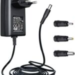 ANLINK Netzteil 12V 1A mit drei DC-Adaptersteckern