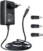 ANLINK Netzteil 12V 1A mit drei DC-Adaptersteckern
