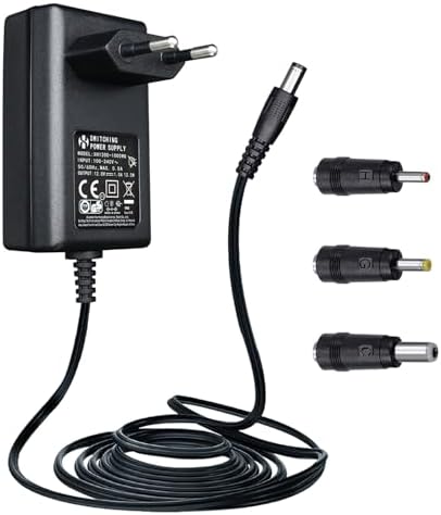 ANLINK ANLINK-12V-1A-1000mA Bild 1 ANLINK Netzteil 12V 1A mit drei DC-Adaptersteckern