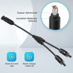 Thlevel Solarkabel Y-Verteiler Paar MMF und FFM für Solarpanel