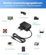 ZOSI 12V 2A Netzteil 24W schwarz