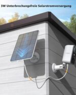 DEATTI Solarpanel 3 W für Akku-Überwachungskameras, IP65 – Bild 2