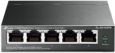 TP-Link TL-SG105PE PoE-Switch schwarz