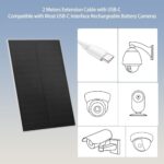 Nicesolar SBTC-8 Solarpanel 8W für Akku-Überwachungskameras