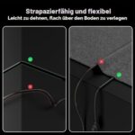 VOIETOLT Cat6 Outdoor-Netzwerkkabel schwarz