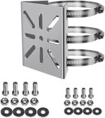 WiTi BK08 Masthalterung Edelstahl mit drei Schlaufen