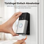 TECKNET Türklingel Halterung Ring Akku 2024