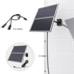 Xega Solarpanel 20 W schwarz mit Montagebügel