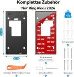 TECKNET Türklingel Halterung Ring Akku 2024
