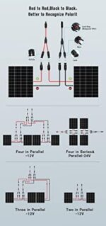Thlevel Solarkabel Y-Verteiler Paar MMF und FFM für Solarpanel