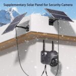 Xega Solarpanel 20 W schwarz mit Montagebügel