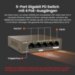 Tenda TEG1105PD PoE Switch 5-Port