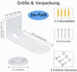 TEKCAM Metall Kamera-Wandhalterung 2 Stück