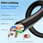 Veigrvy Cat 6A Outdoor LAN Kabel 15 m