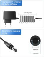 ZOSI 12V 2A Netzteil 24W schwarz