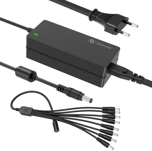 Gonine J652-1205000D Bild 1 Gonine 12-V-5-A-CCTV-Netzteil mit 8-Fach-Verteiler