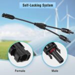 Thlevel Solarkabel Y-Verteiler Paar MMF und FFM für Solarpanel