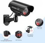 ERWEY Kamera-Attrappe mit Blink-LED schwarz