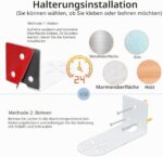 TEKCAM Metall Kamera-Wandhalterung 2 Stück