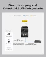 Cudy POE200H PoE-Injektor 30 W 2,5 GbE schwarz