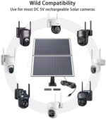 Xega Solarpanel 20 W schwarz mit Montagebügel