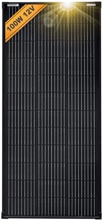 enjoy solar PERC 9BB Full Black Bild 1 enjoy solar 100 W 12 V Solarmodul monokristallin PERC 9BB Full Black