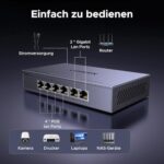 UGREEN PoE Switch 6 Ports