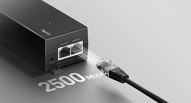 Cudy POE200H PoE-Injektor 30 W mit 2,5-GbE-Ports – Detail 4