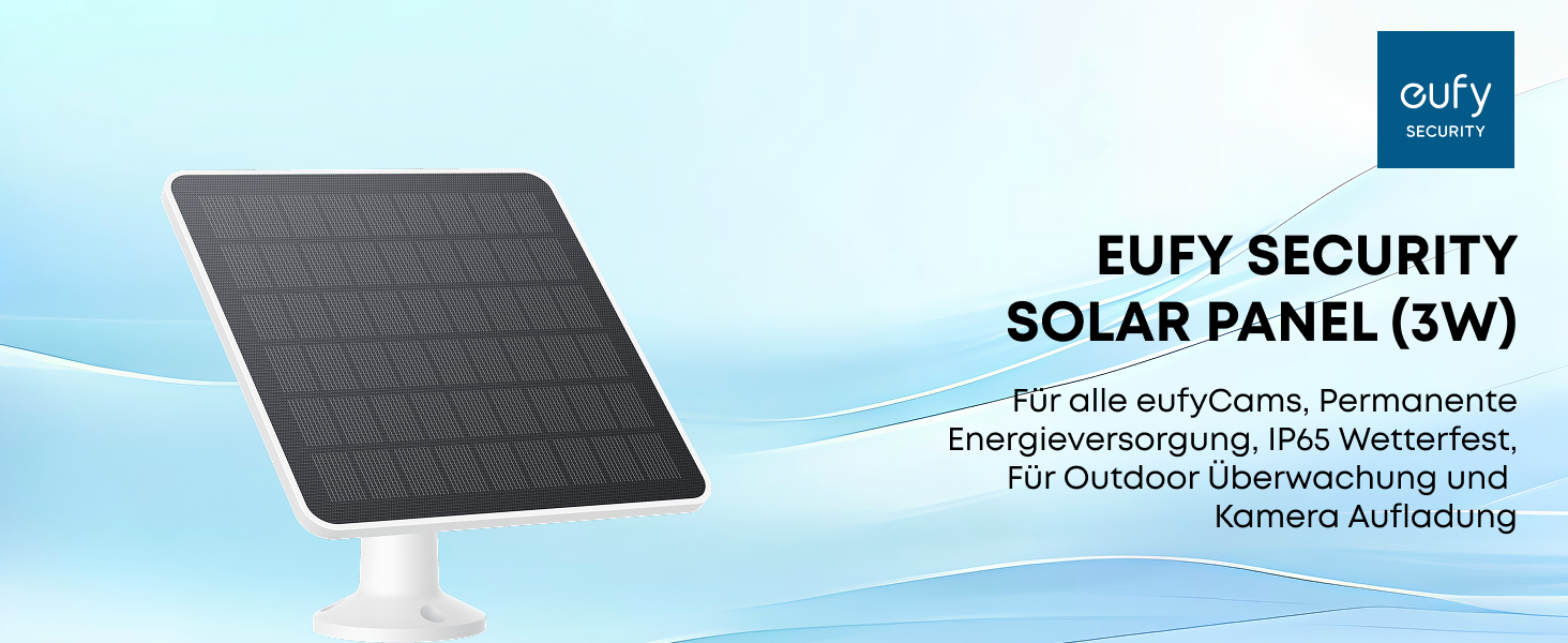eufy Security Solarpanel 3 W für eufyCam-Überwachungskameras – Detail 1