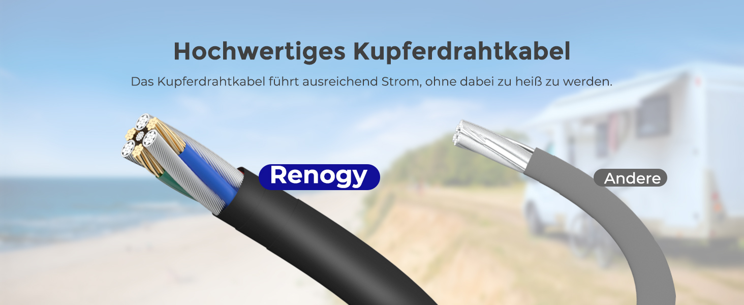 Renogy 1000 W Wechselrichter 12 V auf 230 V reiner Sinus mit Netzvorrangschaltung – Detail 8